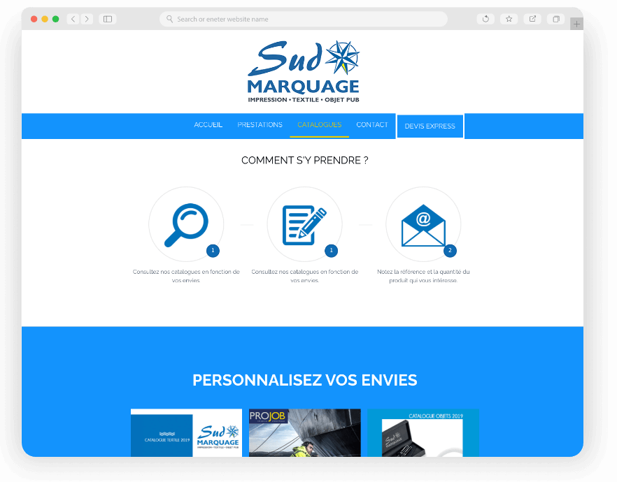 Création WebDesign Site internet
