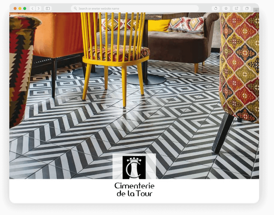 WEBDESIGN - CIMENTERIE DEL A TOUR - CREATION DE SITE INTERNET