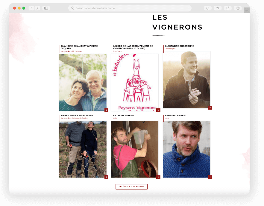 lES INVINCIBLES - marchand de vins - création de site internet Keole Agence web
