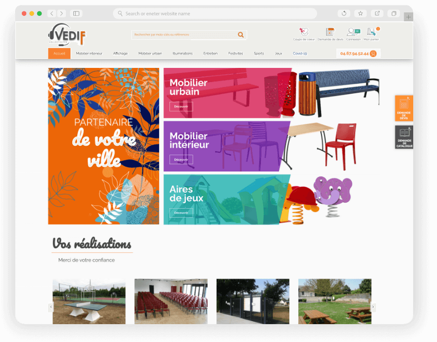 Création WebDesign Site internet Prestashop E-commerce