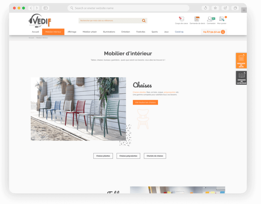 Création WebDesign Site internet Prestashop E-commerce