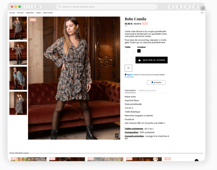 Lilou By M Page Produit