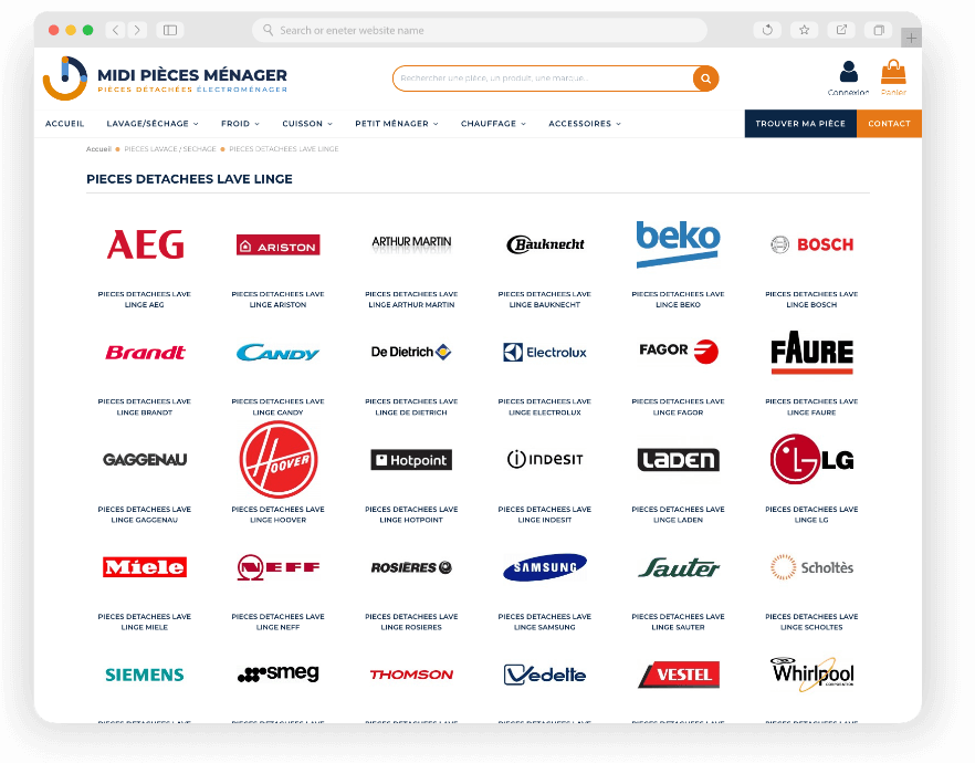 Création Site E-commerce Développement