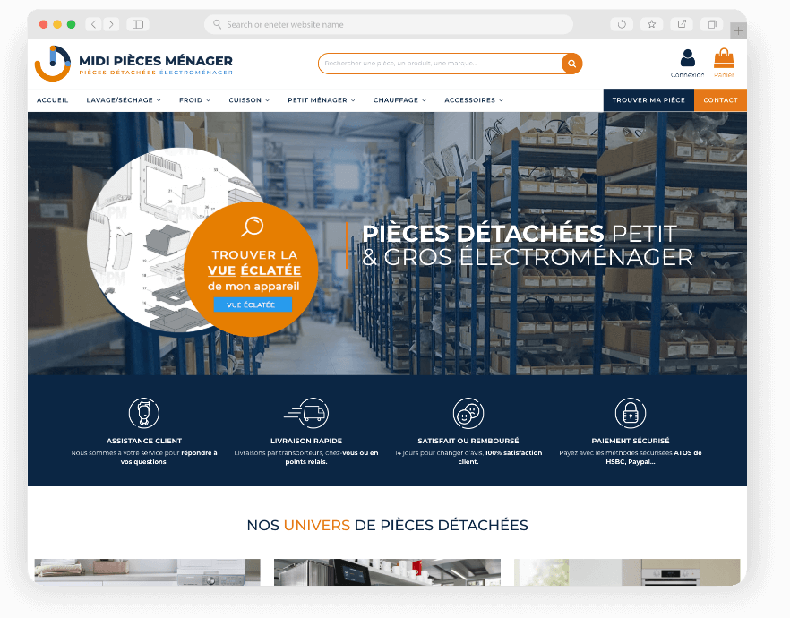Création Site E-commerce Développement