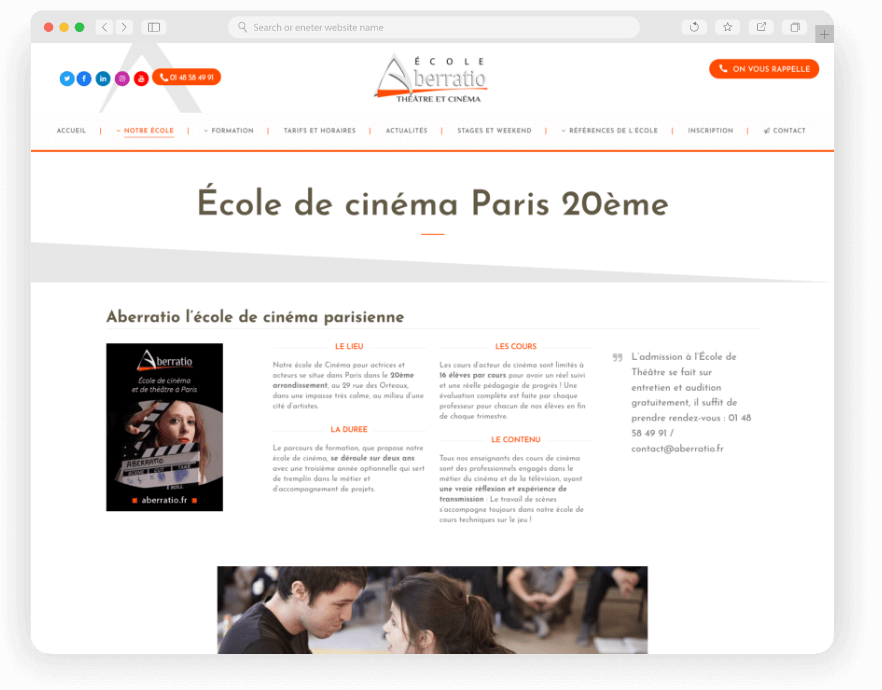 Création WebDesign Site internet WordPress