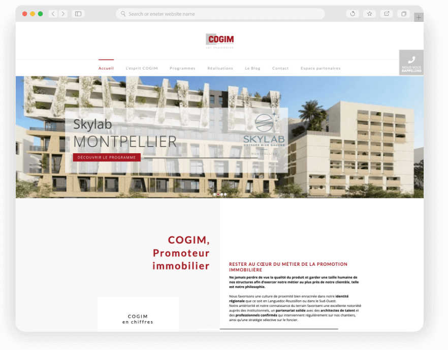Création WebDesign Site internet Développement Référencement
