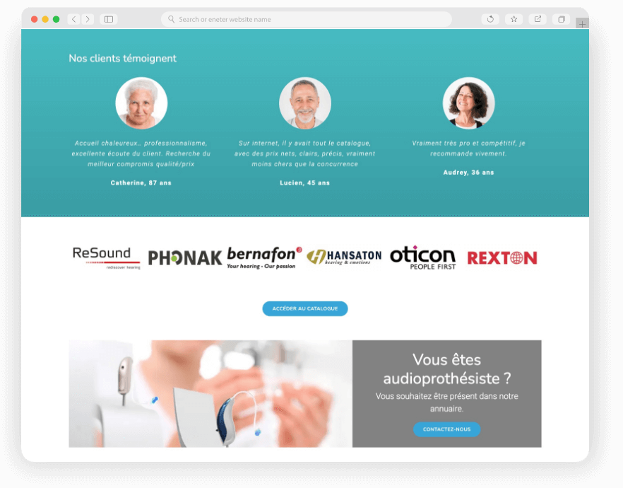 Blabla audition - site web - wordpress - Keole