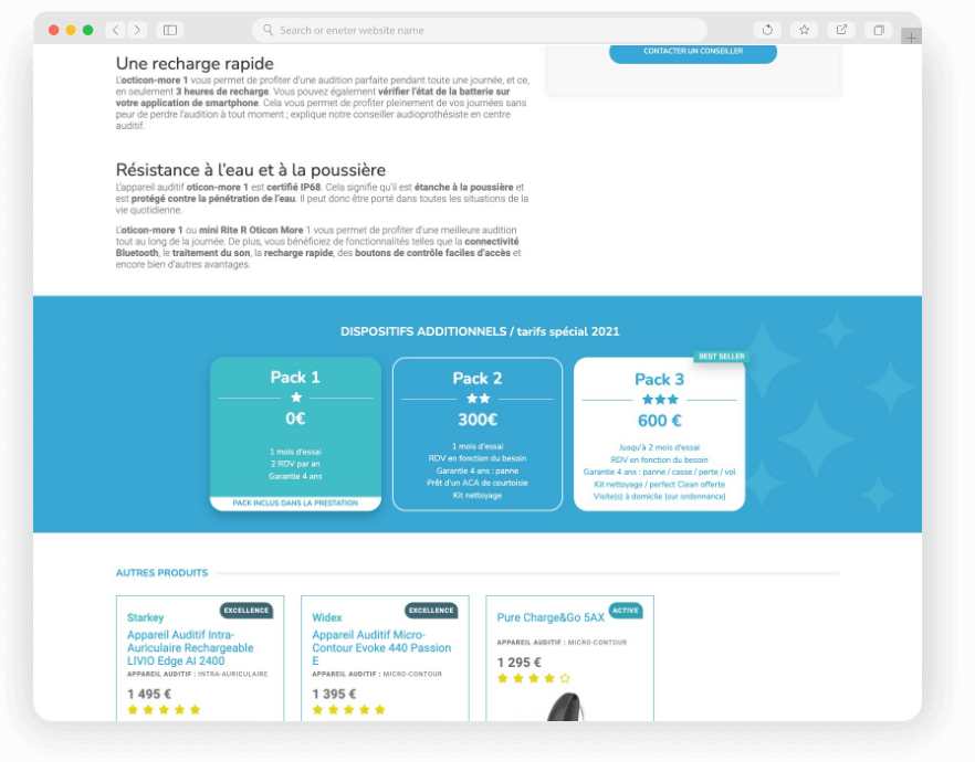 Blabla audition - site web - wordpress - Keole