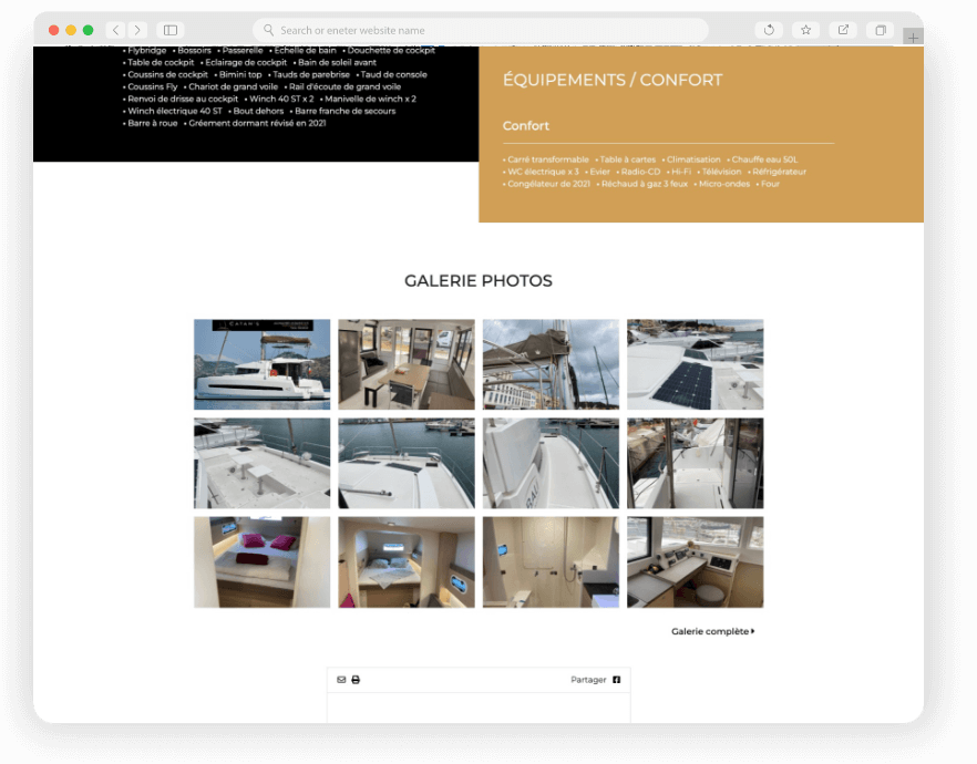 CATAM'S - VENTE DE CATAMARANS EN LIGNE - CREATION SITE INTERNET KEOLE