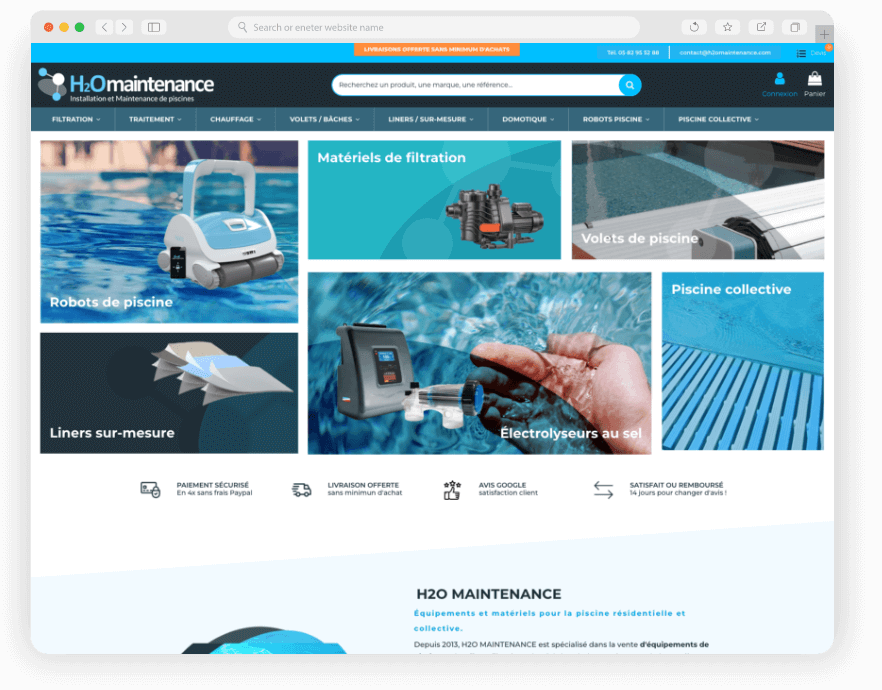 Création WebDesign Site internet Prestashop Keole.net agence web montpellier