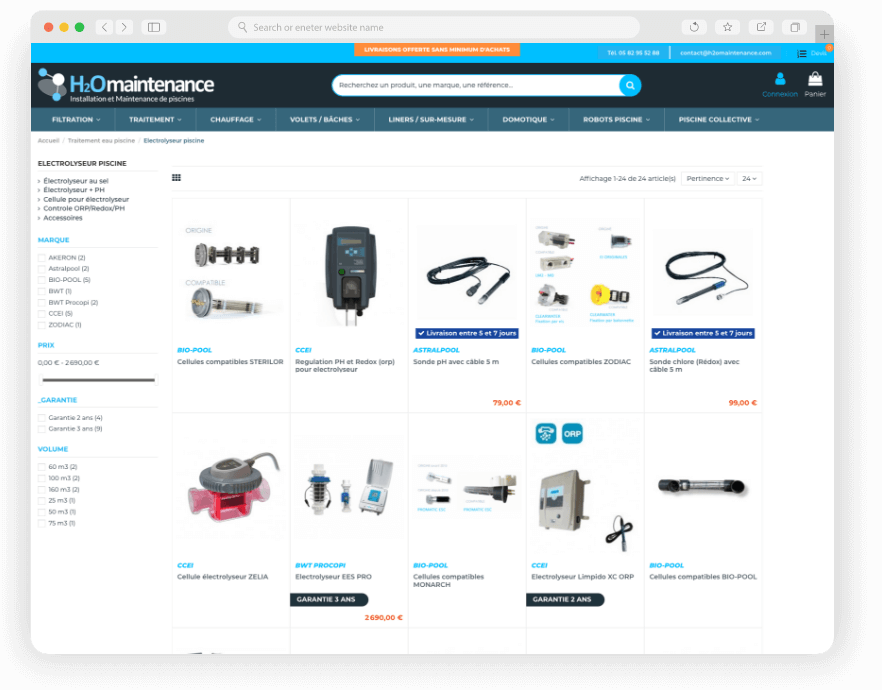 Création WebDesign Site internet Prestashop Keole.net agence web montpellier