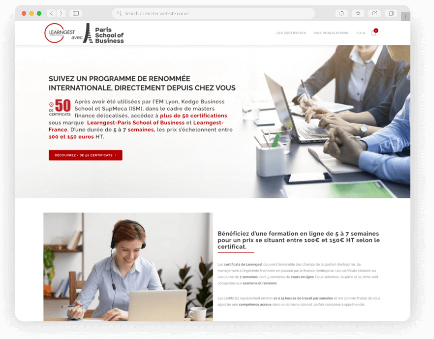 Création WebDesign Site internet