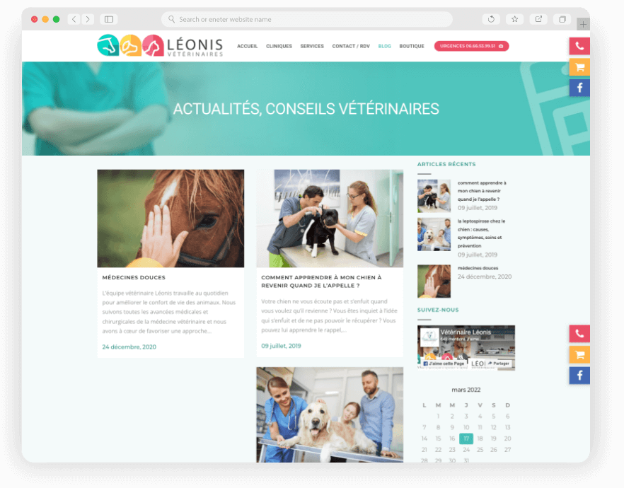 Création WebDesign Site internet