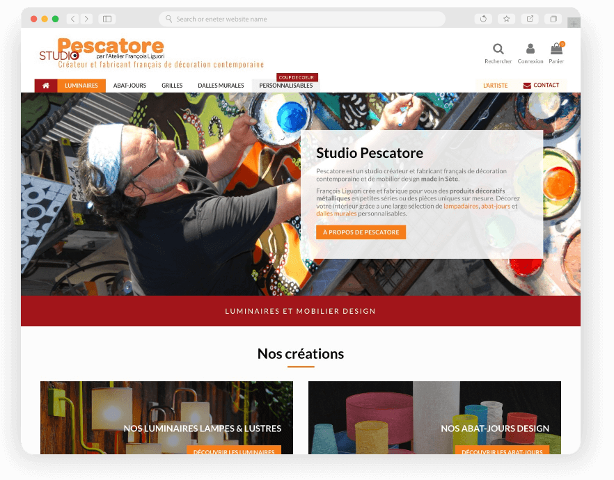 Création WebDesign Site internet E-commerce - creation agence web - Keole