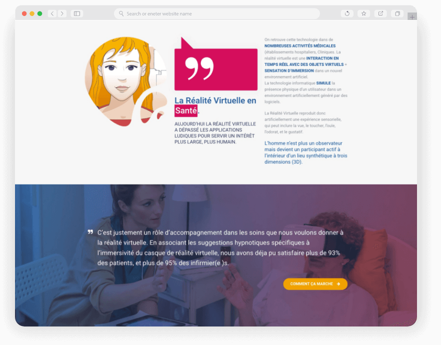 REALITY CARE - site web creation Keole agence web Montpellier