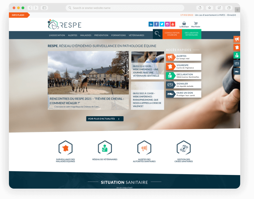 Création WebDesign Site internet WordPress Keole.net agence web montpellier