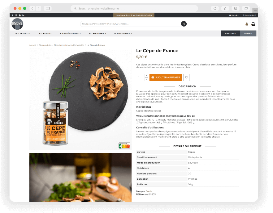 Borde projet Keole