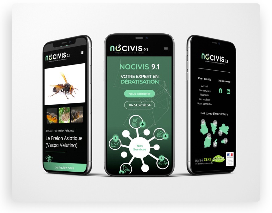 NOCIVIS - Realisation web - keole.net