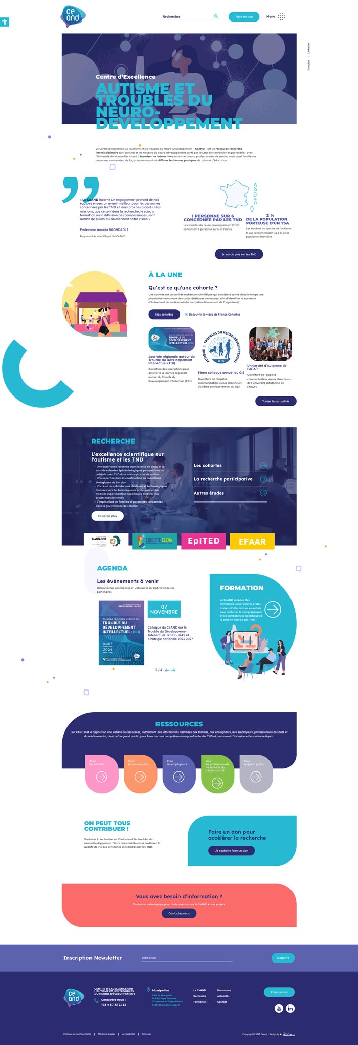 Accueil du site Ceand