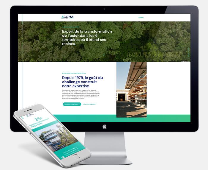 Refonte du site Acoma