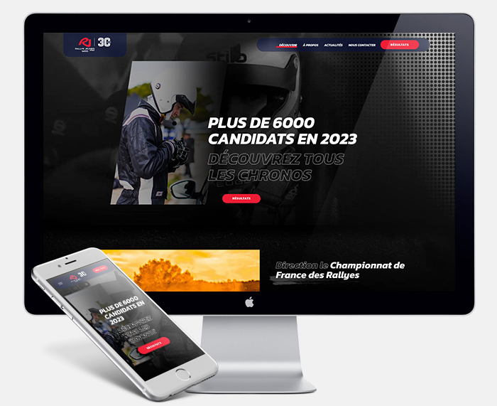 Création du site Rallye Jeunes