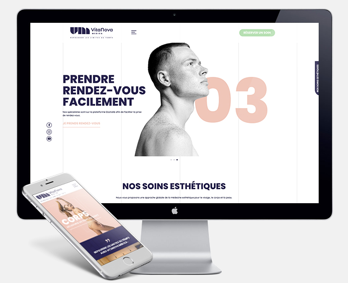 Création du site internet Vitanova Medica