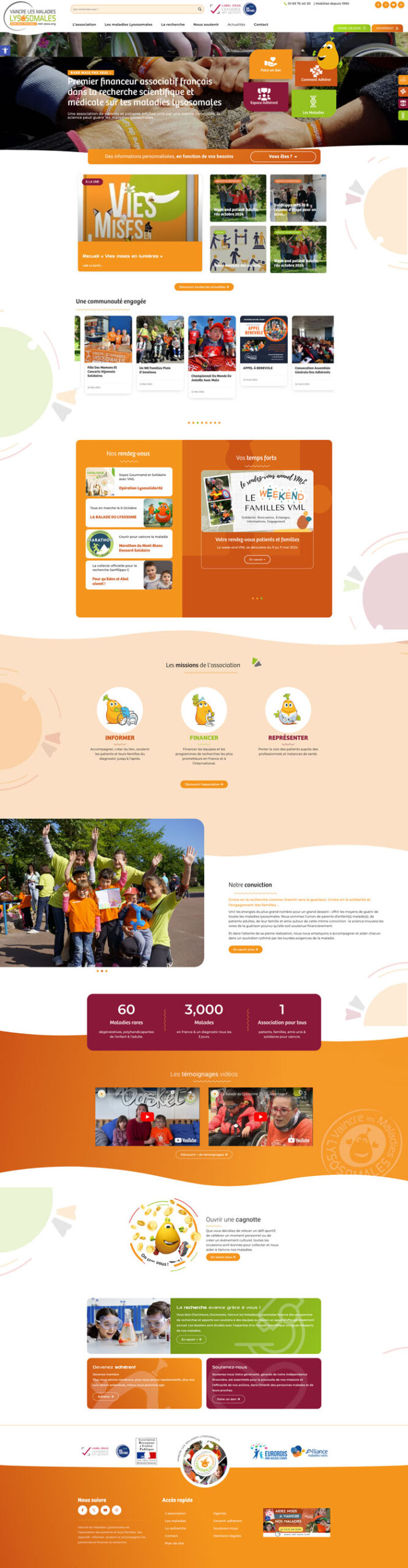 Refonte du site VML
